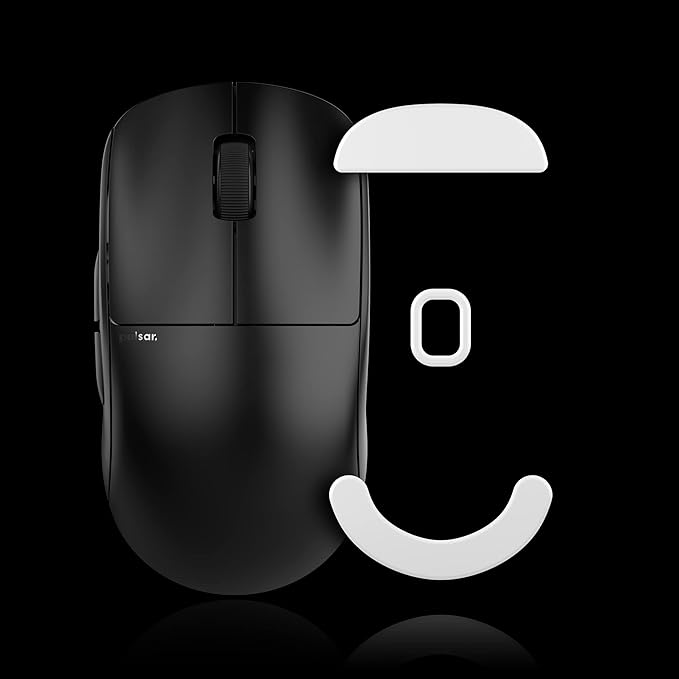 Pulsar Gaming Gears - PTFE Mouse Feet for X2 & X2 mini Wireless Mice Premium Skate - White, Thick Type (0.8mm)