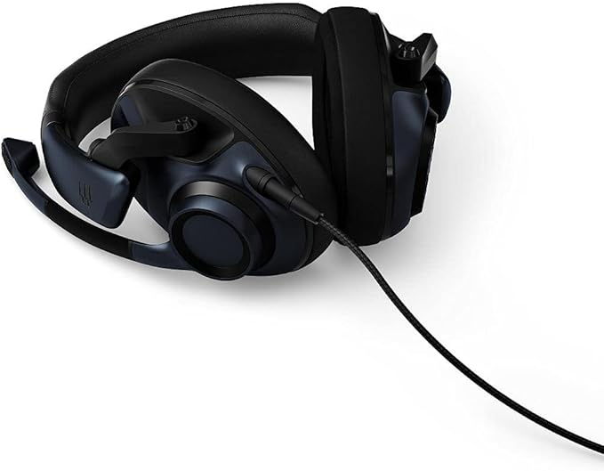 EPOS H6Pro - Closed Acoustic Gaming Headset with Mic – Lightweight Over-Ear Design – Lift-to-Mute – Compatible with Xbox, PS4, PS5 & PC – Black