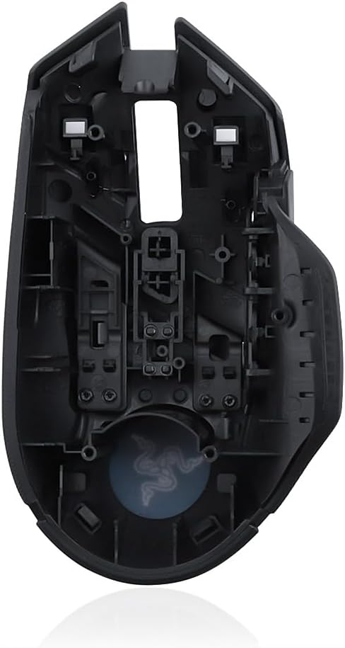 Razer Basilisk V3 Wired Gaming Mouse Case - Top Case Shell Housing with Mice Feet Sticker Replacement (Black)