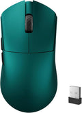 Darmoshark M3V2 8K Wireless Gaming Mouse,Tri-Mode 2.4G/USB-C/Bluetooth Mouse Up to 26000Dpi,PAW3395 Optical Sensor Lightweight 58g,5 programmable Button,Computer Mouse for Laptop,PC,Windows,Mac(Green)