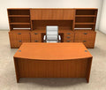 10pc Fan Front Modern Executive Office Desk Set, OT-SUL-D9
