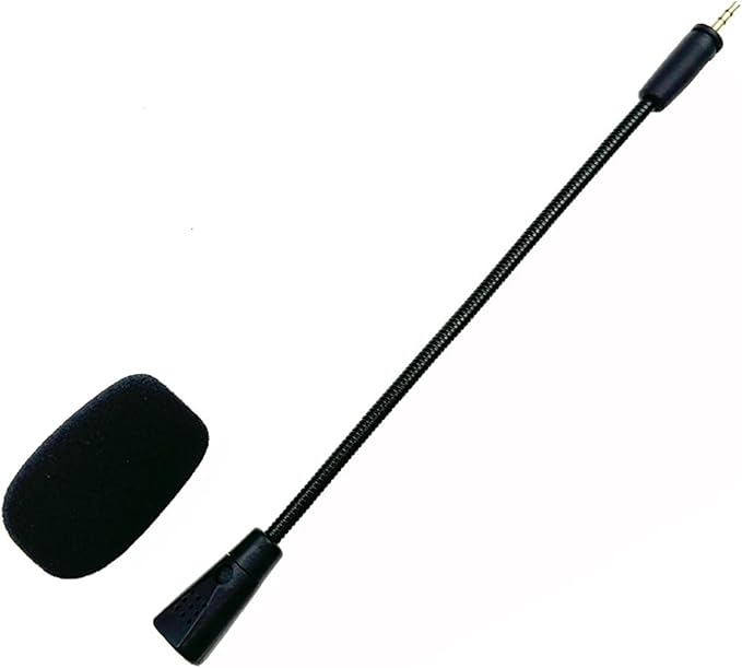 Replacement Game Microphone for PDP Afterglow AG6, for Turtle Beach Ear Force XO Three Four Stealth Recon 150 50 50X 50P 60P Gaming Headsets Noise Cancelling Crystal-Clear Sound Mic Boom, 3.5mm