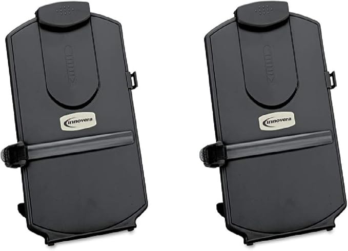 Innovera : Desktop Copyholder, Monitor Mount, Black -:- Sold as 2 Packs of - 1 - / - Total of 2 Each