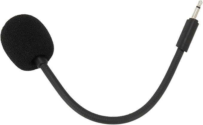 Diyeeni Detachable Microphone Mic Fits for 100 Gaming Headsets, Noise Cancelling Replacement Mic 2.5mm Jack, Bendable Microphone Arm, Plug and Play