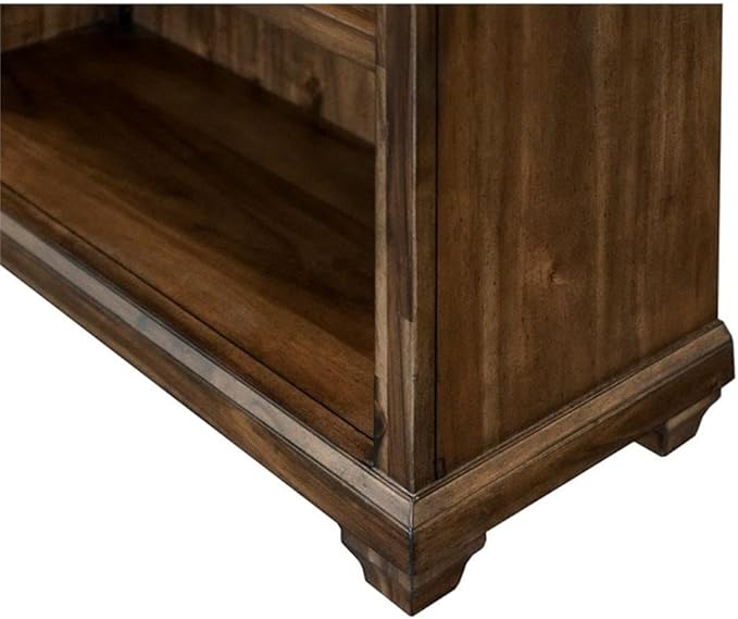 Pemberly Row Set of 3 Fully Assembled Executive Desk & Filing Cabinet & Bookcase