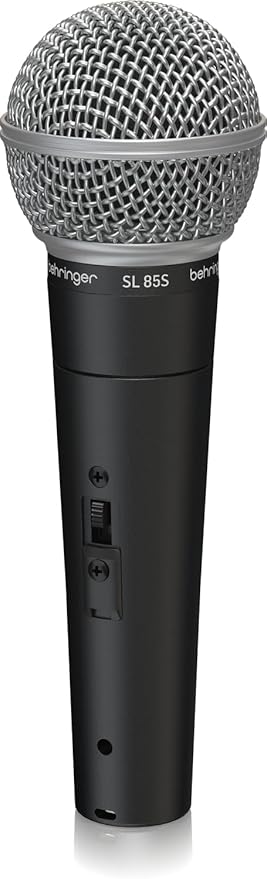 Belinger SL 85S Dynamic Microphone with Carrying Case with ON/OFF Switch, Cardioid Characteristics