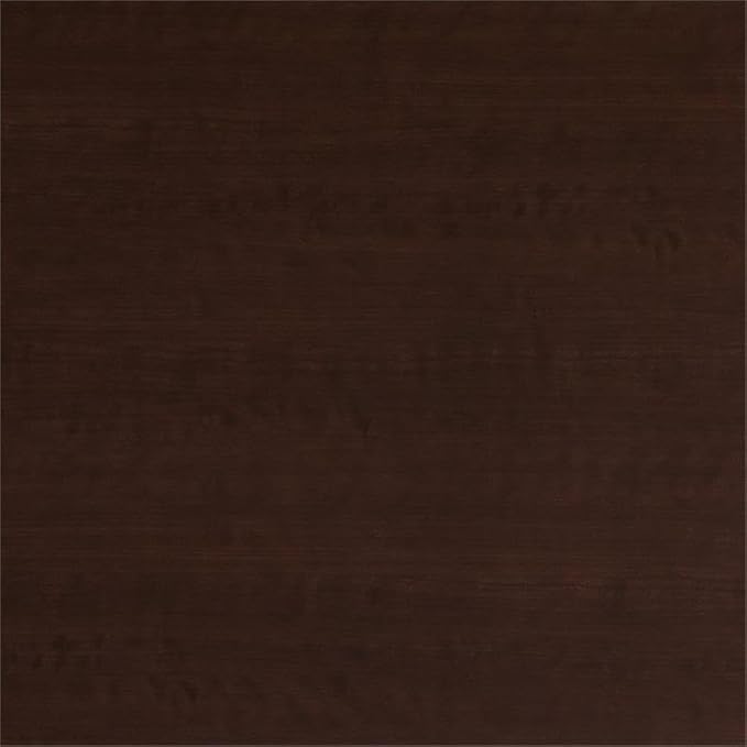 Pemberly Row 60W U Shaped Desk with Hutch and Drawers, Mocha Cherry Finish, Engineered Wood, Includes Mobile File Cabinet, Wire Management, Durable Office Desk for Home Office or Workspace Use