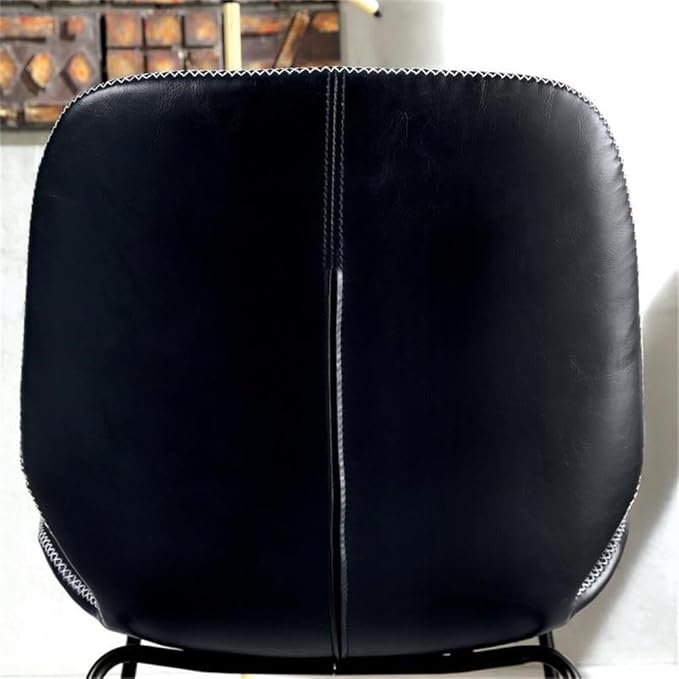 Furniture of America FOA 2-Piece Home Office Metal Desk and Faux Leather Black Chair Set