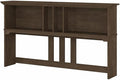 Bush Home Salinas 60W Hutch for L Shaped Desk in Ash Brown