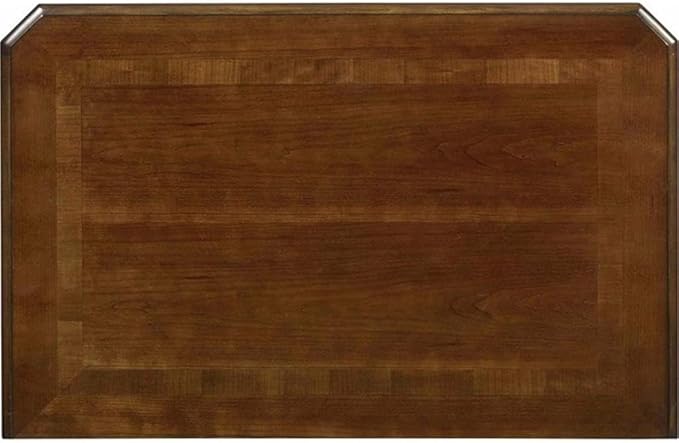 BOWERY HILL 2-Piece Office Set of Executive Desk & Filing Cabinet in Cherry