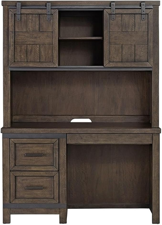 Liberty Furniture Thornwood Hills Dark Gray 2 Piece Desk Set