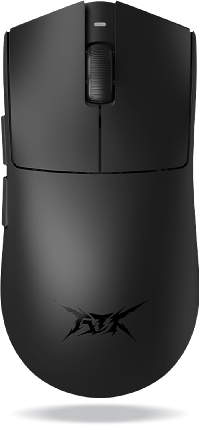 ATK Blazing Sky X1 Wireless Gaming Mouse – Ultra-Light 49–54 g, PixArt PAW3950/3950 Ultra Sensor, Quad-Mode Connectivity, 8K Polling, Optical Switches, Nordic 52840 MCU (X1 SE, Black)