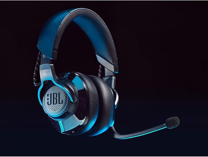 JBL Quantum 810 Wireless - Wireless over-ear performance gaming headset with Active Noise Cancelling and Bluetooth, 43 hours of battery life, Hi-Res 50mm drivers (Black)