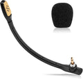 Smays Mic Replacement for Astro A40 / A40 TR Gaming Headset, Detachable Noise-Cancelling Boom Microphone Piece with Foam Cover