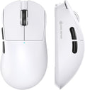 MAGIC-REFINER X2 69g Superlight Wireless Gaming Mouse,BK3633 Tri-Mode BT/2.4G Wireless/Wired Mouse,25000 DPI,1000Hz Polling Rate,500mAh,Med to Large Hand Size,5 Programmable Buttons for PC/Mac,White