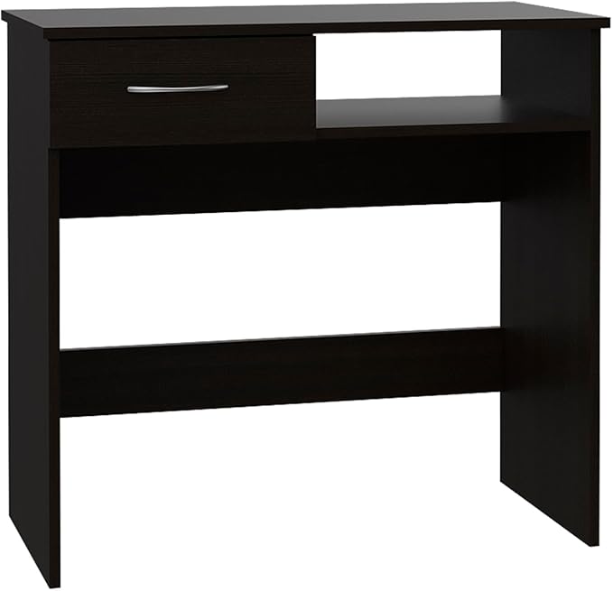 Two Piece Home Office Set - Engineered Wood Black - Durable Workstation Set - Home Office, Workspace - Elegant Finish