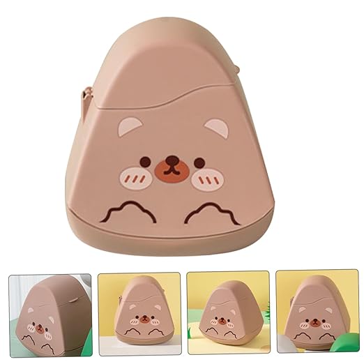 PRETYZOOM Adorable Mini Desk Trash Can Lid Cute Garbage Bin for Home Office Kitchen and Bedroom Space-Saving Waste Basket for Easy Use and Cleaning