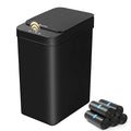 FRESHLIX Bathroom Automatic Trash Can, 4 Gallon Touchless Motion Sensor Small Garbage Can with Lid Smart Electric Narrow Waterproof Garbage Bin for Bedroom Office, Black
