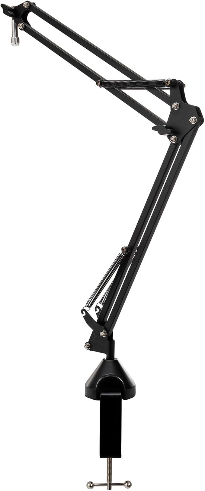 SAMSON Q2U Handheld Dynamic XLR/USB Microphone Bundle with Desktop Boom Arm Stand, Shock Mount, and Pop Filter (4 Items)