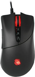 Bloody SP30 Ergonomic Optical Switch Gaming Mouse - Fastest Mouse Switch in Gaming - Enthusiast Grade Sensor - 8 Programmable Buttons - Non-Slip Rubberized Black