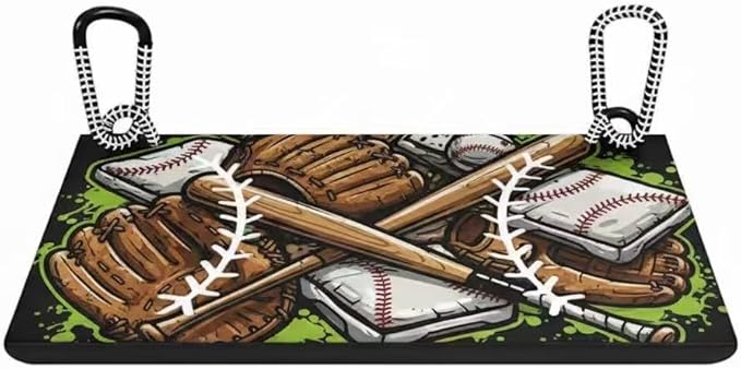 Heavy-Duty Iron Hanging Footrest for Baseball Fences – Ergonomic Steel Support, Adjustable Iron Fence Footrest for Baseball & Softball – Portable Steel Foot Tray