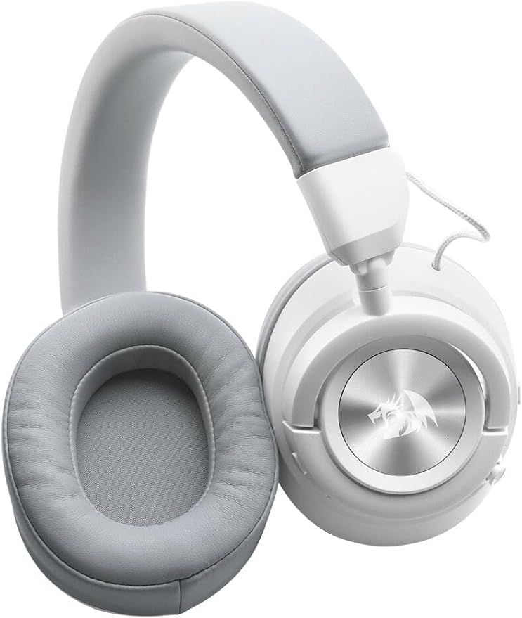 Redragon H889 Wireless Gaming Headset, 4-in-1 (2.4G/BT/USB/3.5mm), 51H Battery & Play-While-Charging, 7.1 Spatial Audio & 53mm Drivers, Detachable Mic, Multi-Platform Headphone for PC/PS5/NS/Mobile