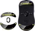 TALONGAMES Curved Edges Ultra Strong Glass Mouse Skates Feet Compatible with VGN Dragonfly F1 / F1 Pro / F1 Pro Max / F1 MOBA Gaming Mouse Feet Replacement, Super Smooth Glide Fast and Durable Sole