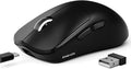 EWEAND X23 Pro Gaming Mouse, Tri-Mode 2.4G/USB-C/BT 5.4 Wireless Mouse, PAW3311 Sensor,12000 DPI, 59g Lightweight, Zero Delay, Ergonomic Computer Mouse with Anti-Slip Grip Tape for Laptop/PC/Mac-Black