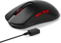 DAREU A950 Wing Ultralight Wireless Gaming Mouse 1.23oz (35g), Custom PAW3950 Optical Sensor,30K DPI, Wired/Wireless Dual 8000 Polling Rate, Symmetrical, 5 Programmable Buttons,70H Battery, Web Hub