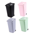Outanaya Desktop Trash Can Creative Slim Waste Bin Cover Perfect for Home Office Car Mini Organizing Bin Random Color