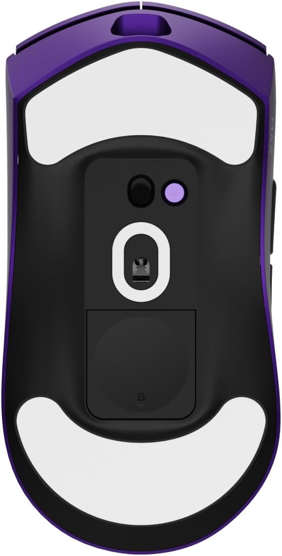 Rapoo VT MAX Lightweight Wireless Gaming Mouse, PAW3950 Ultimate Sensor,750H Battery Life, 8K Polling, 45K DPI, Dual-Mode 2.4G/USB-C, Esports Grade Performance Mouse for PC/Mac (VT7 MAX, Purple)