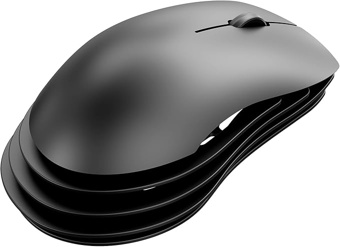 AJAZZ M259 Magnesium Aluminum Alloy Mouse, BT/2.4G/USB-C Lightweight Mice (Black)