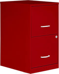 NuSparc 2 Drawer Locking Filing Cabinet | Pre-Assembled Steel Construction | Space-Saving Design is Perfect for Home and Small Office | Letter-Size | Assembled in North America
