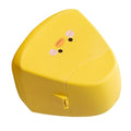 PRETYZOOM Slim Desktop Rubbish Can Lid Mini Waste Basket for Office Desk Bedroom Pp Material Cartoon Design