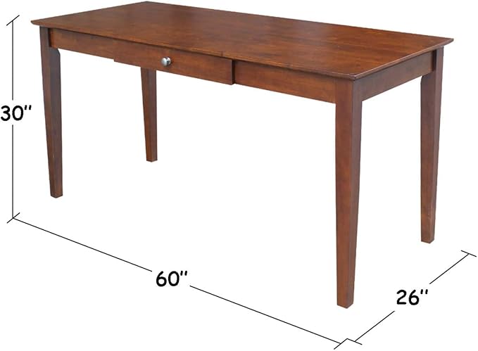 International Concepts Desk with Drawer - Larger Size and Chair