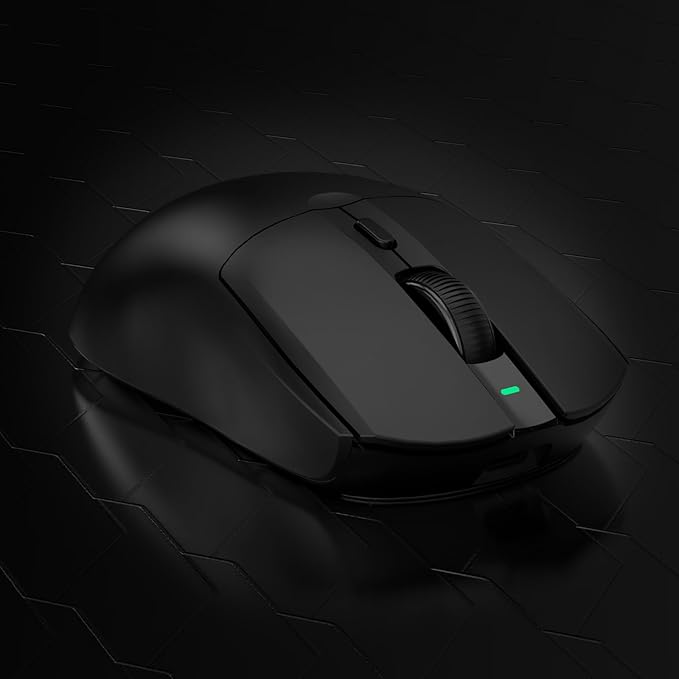 ATTACK SHARK AJ139 G Pro Gaming Mouse 4K Polling Lightweight PAW 3395 Sensor Receiver up to 26,000DPI 6 Programmable Button USB-C Charging Ergonomic Symmetric for Xbox PS4 PC Mac Gamer