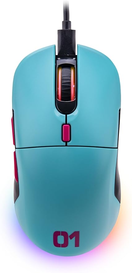 Thermaltake Neros Pro RGB Hatsune Miku Edition USB Wired Connection RGB Gaming Mouse Hatsune Miku Edition GMO-NPR-WDOHBL-09 MS0706
