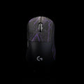 Grip Tape for logitech G Pro X Superlight 2 DEX (GPW4) - Anti-Slip,Enhanced Control, Sweat Resistance,Improves FPS Gaming Grip & Mouse Protection [Pre-Cut] Black Purple 0.5mm