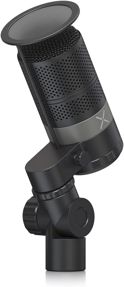 TC-Helicon GoXLR MIC Dynamic Broadcast Microphone with Integrated Pop Filter, Black