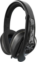 ThinkWrite Technologies / TWT Audio Victory 350XG, Premium Over-Ear PC and Gaming Console Headset, Wired Headphones for Gaming or Esports with 3.5mm Jack and USB-A Jack, Silver