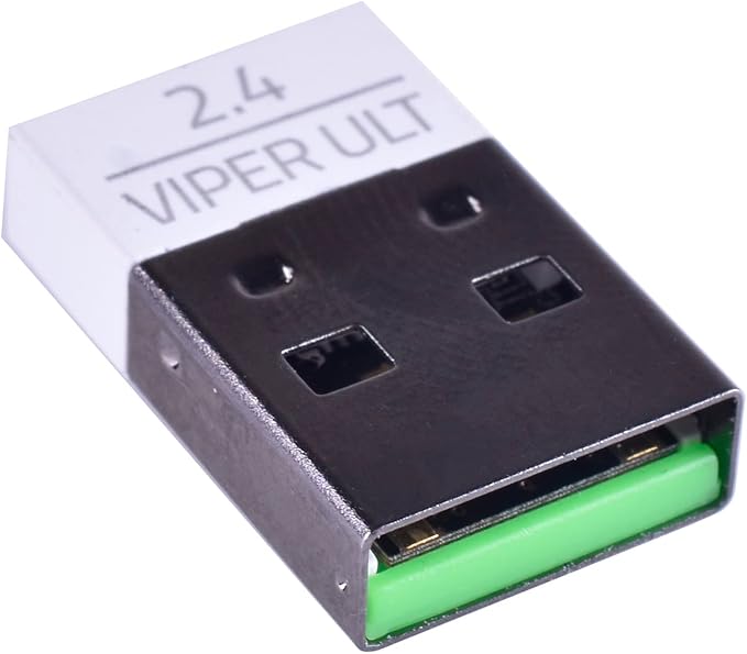 BestParts New USB Dongle Signal Mouse Receiver Adapter Compatible with Razer Viper Ultimate Gaming Mouse (White)