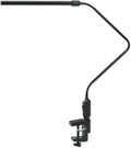 Alera ALE LED Desk Lamp With Interchangeable Base Or Clamp, 21 3/4" High, Black