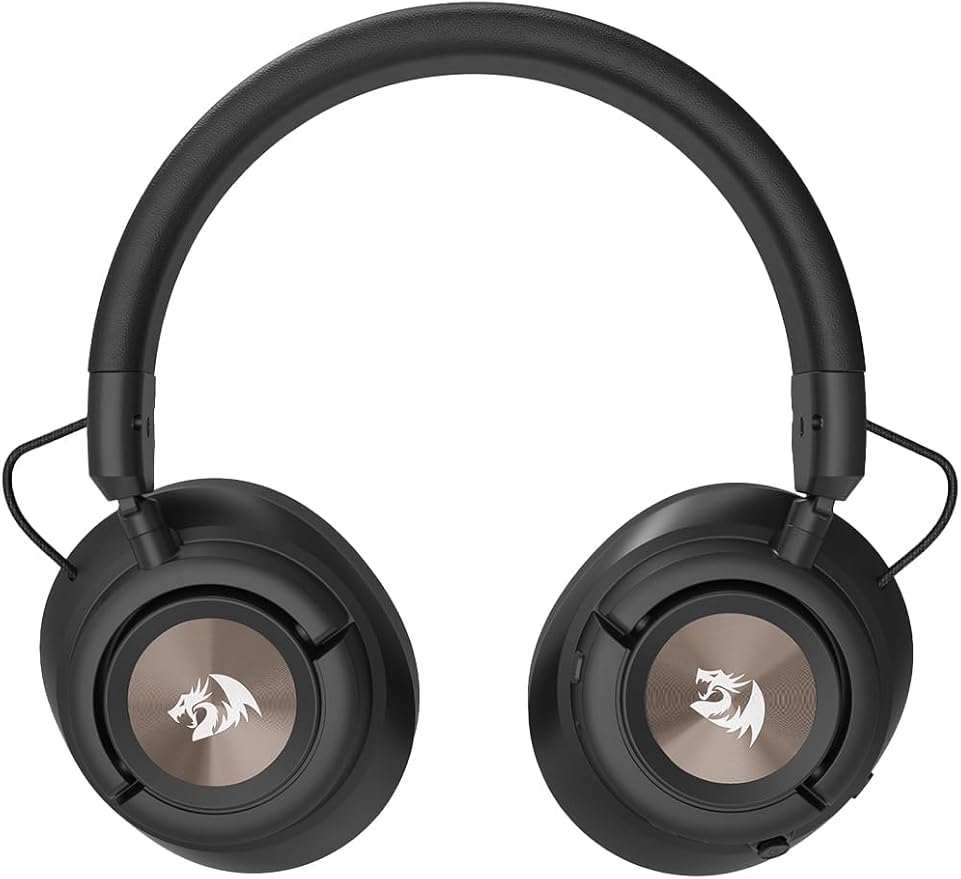 Redragon H889 Wireless Gaming Headset, 4-in-1 (2.4G/BT/USB/3.5mm), 51H Battery & Play-While-Charging, 7.1 Spatial Audio & 53mm Drivers, Detachable Mic, Multi-Platform Headphone for PC/PS5/NS/Mobile