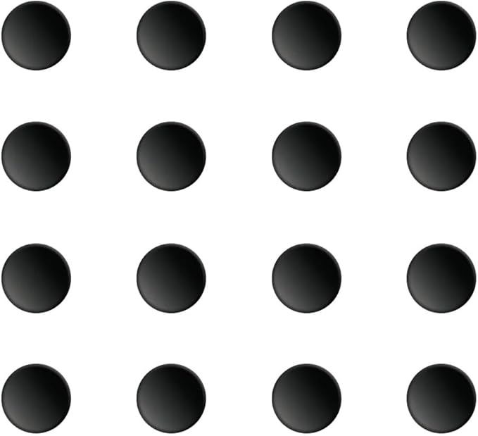 Pulsar Gaming Gears UHMW-PE Dot Skates (16-Pack) - 6.6mm Ultra-Smooth Mouse Feet for Glass & Hard Mousepads - Customizable Low Friction Glides for Precision Gaming - Compatible with Various Mice