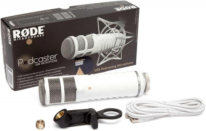 Rode Podcaster, White