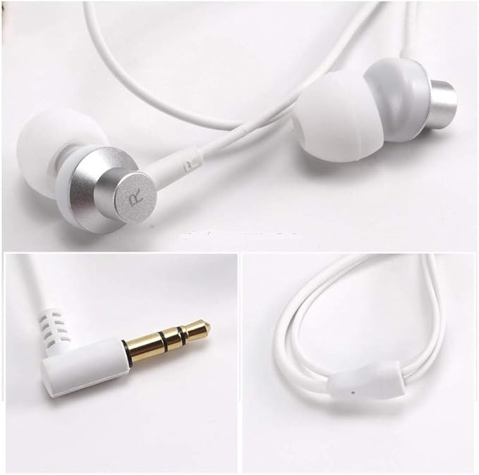 TNE in-Ear Headphones for Meta Quest 2 | HiFi Earphones Earbuds for Oculus Quest 2 VR Virtual Reality Gaming Headset Custom-Length Cable (White)