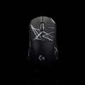 Grip Tape for logitech G Pro X Superlight 2 DEX (GPW4) - Anti-Slip,Enhanced Control, Sweat Resistance,Improves FPS Gaming Grip & Mouse Protection [Pre-Cut] Black White 0.4mm
