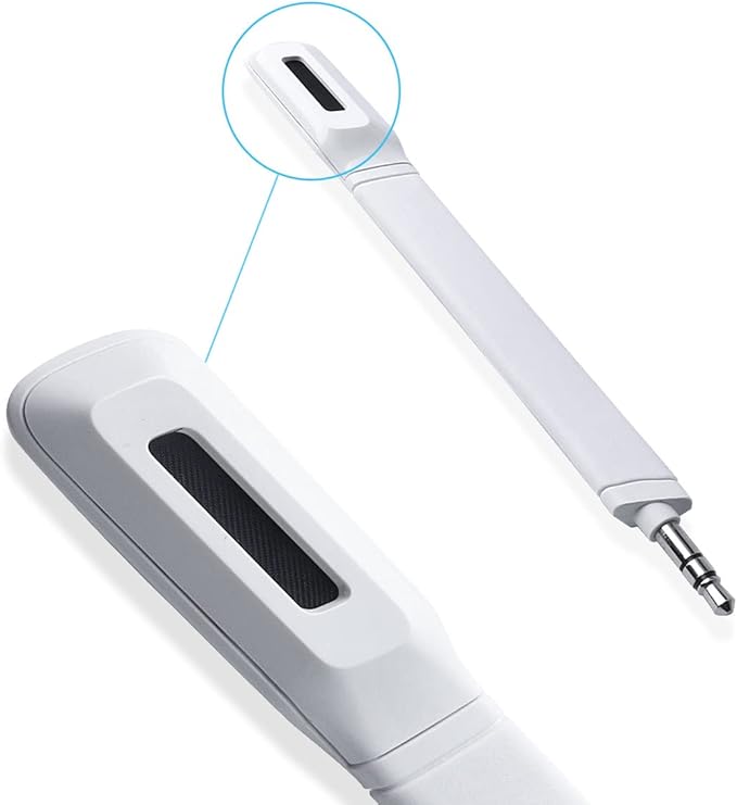 HUYUN Mic Replacement Crystal Sound Noise Isolation Microphone Compatible for Logit G733 Lightspeed RGB Gaming Headset (White)