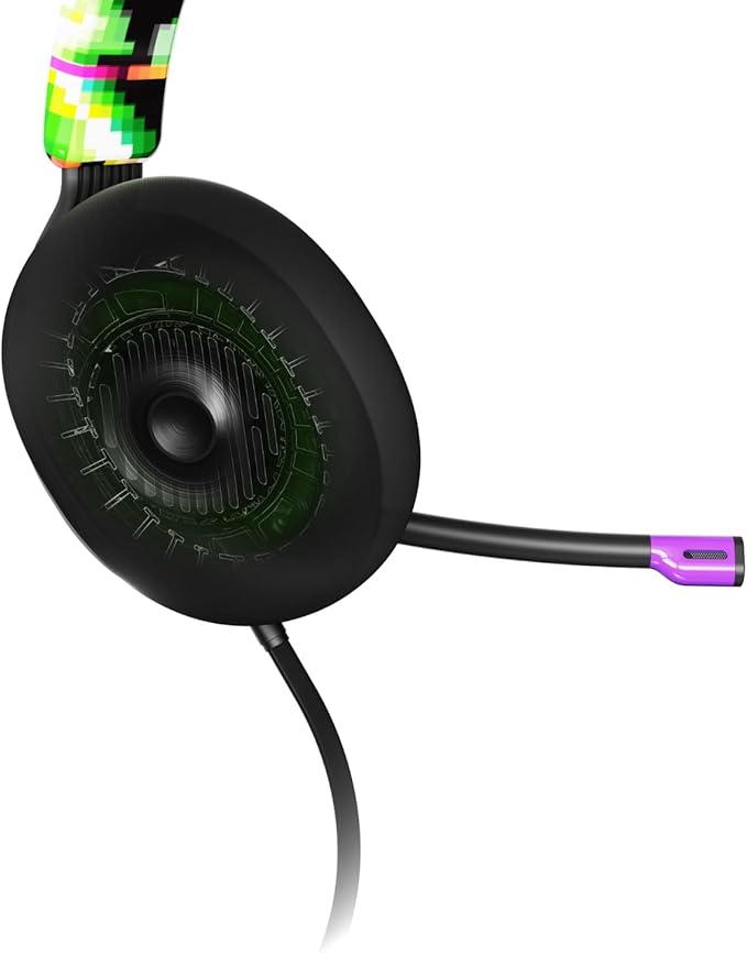 Skullcandy SLYR Multi-Platform Over-Ear Wired Gaming Headset, Works with Xbox PlayStation and PC - Green