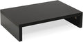 TEAMIX 14.2 inch Monitor Stand Riser, Wood Monitor Riser with Storage for Desk Small Monitor Stand TV/Screen/PC/Laptop Riser Computer Stand Desktop Shelf (Black-14.2 inch)
